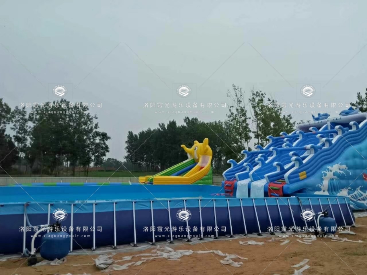 清水成人支架大型游泳池